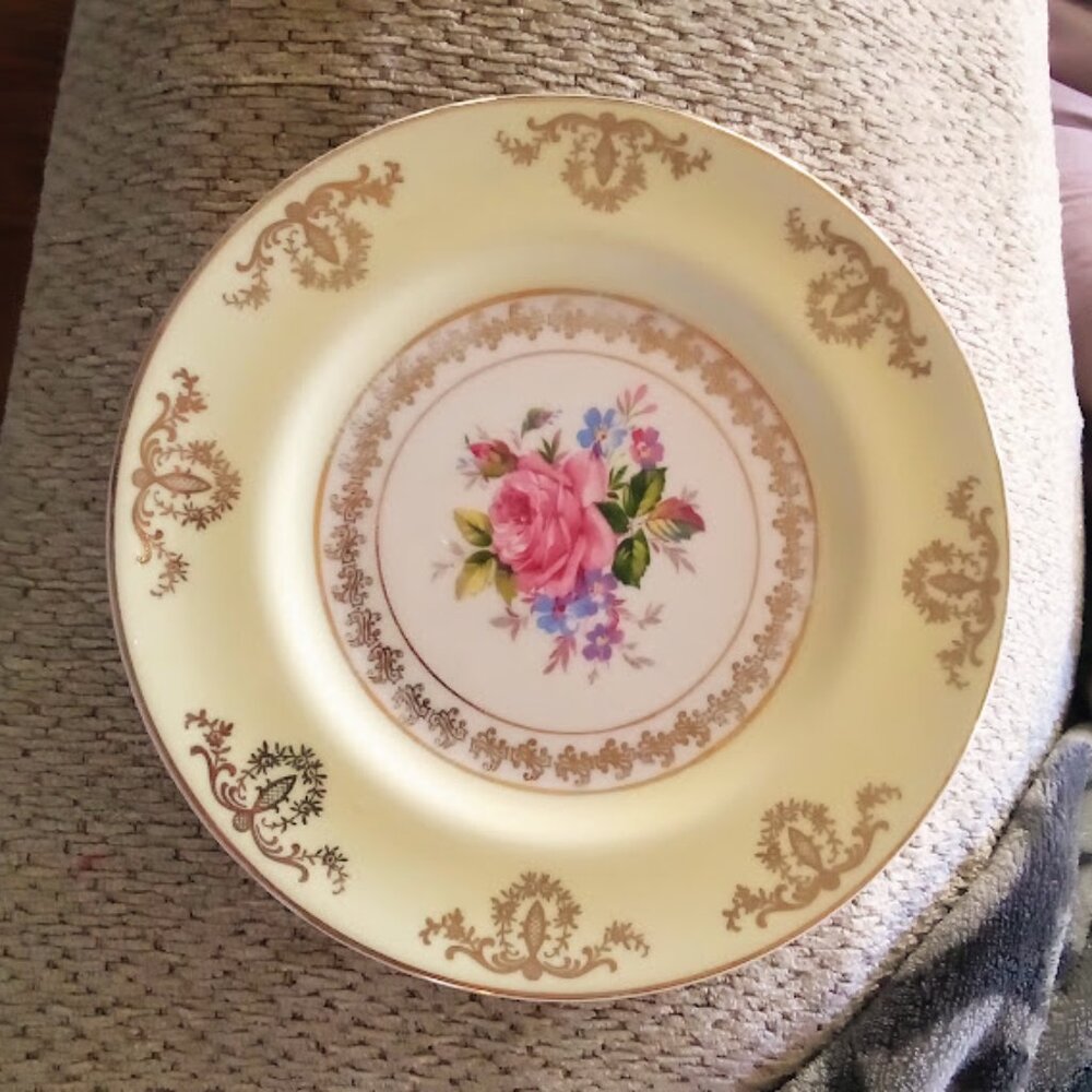 Fine English bone china bread plate EC